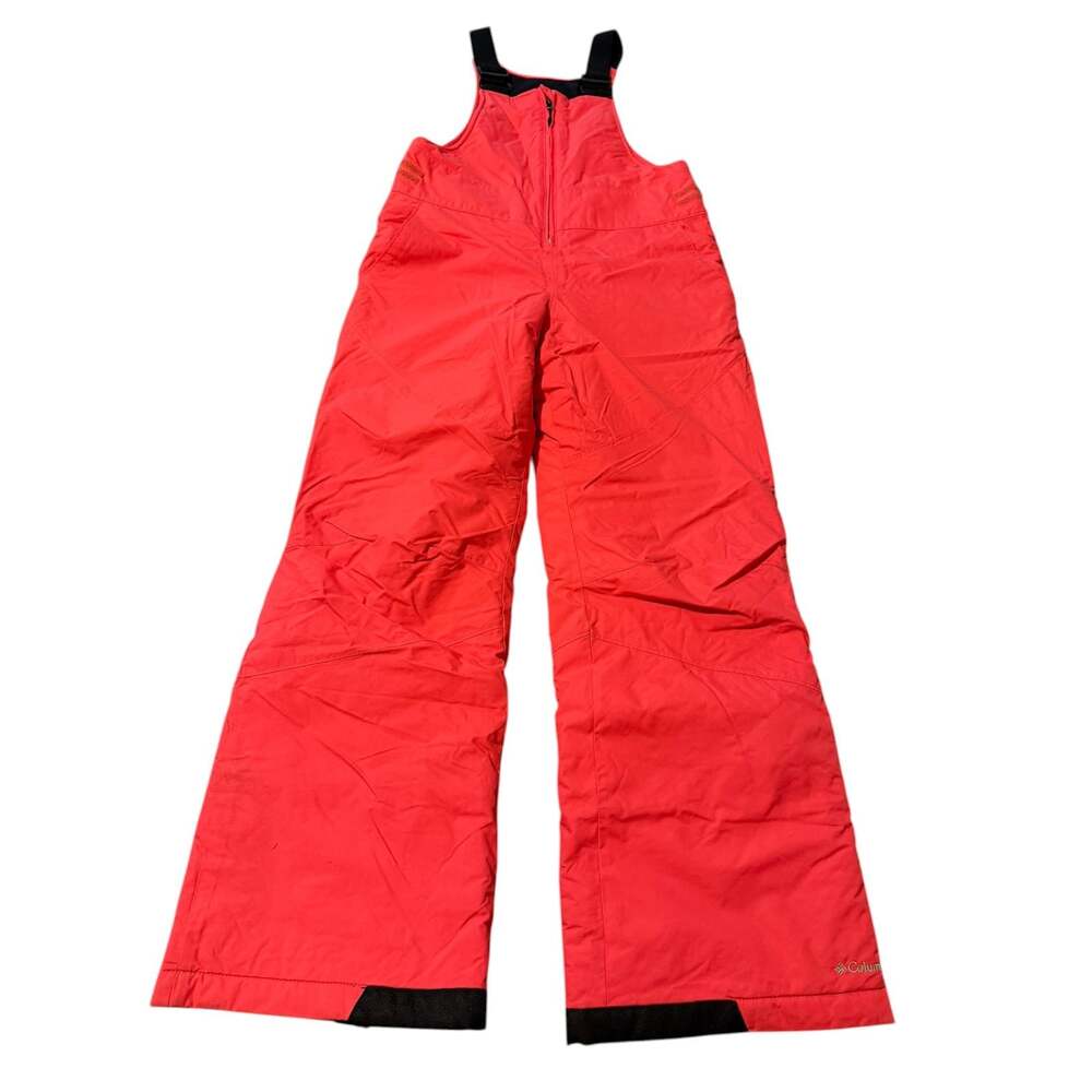 Columbia Omni-Tech Ski Bib Overalls Red Size 14/16